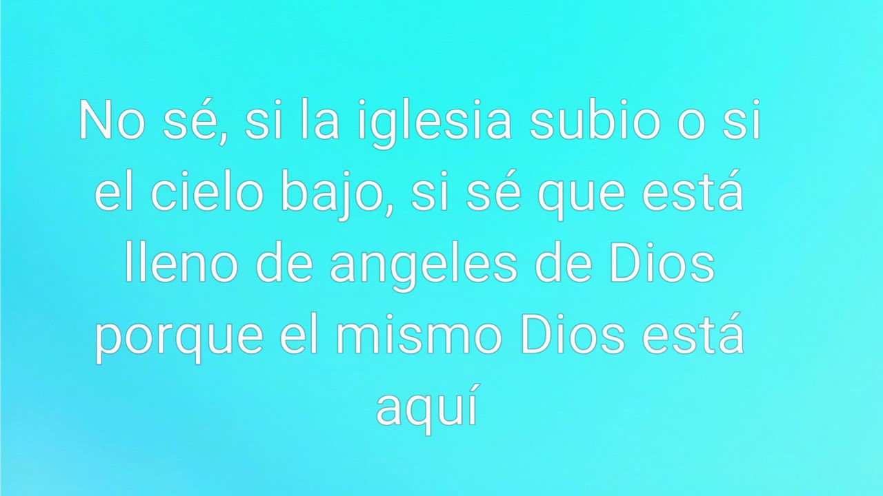 Letra de 'Hay ángeles volando en este lugar': descubre la canción más